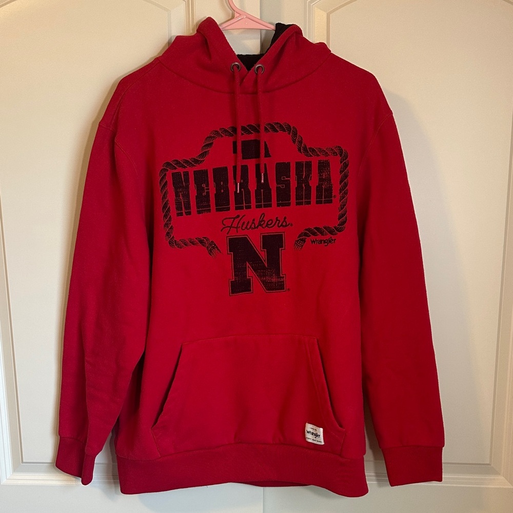 Red Nebraska Huskers Hoodie Wrangler